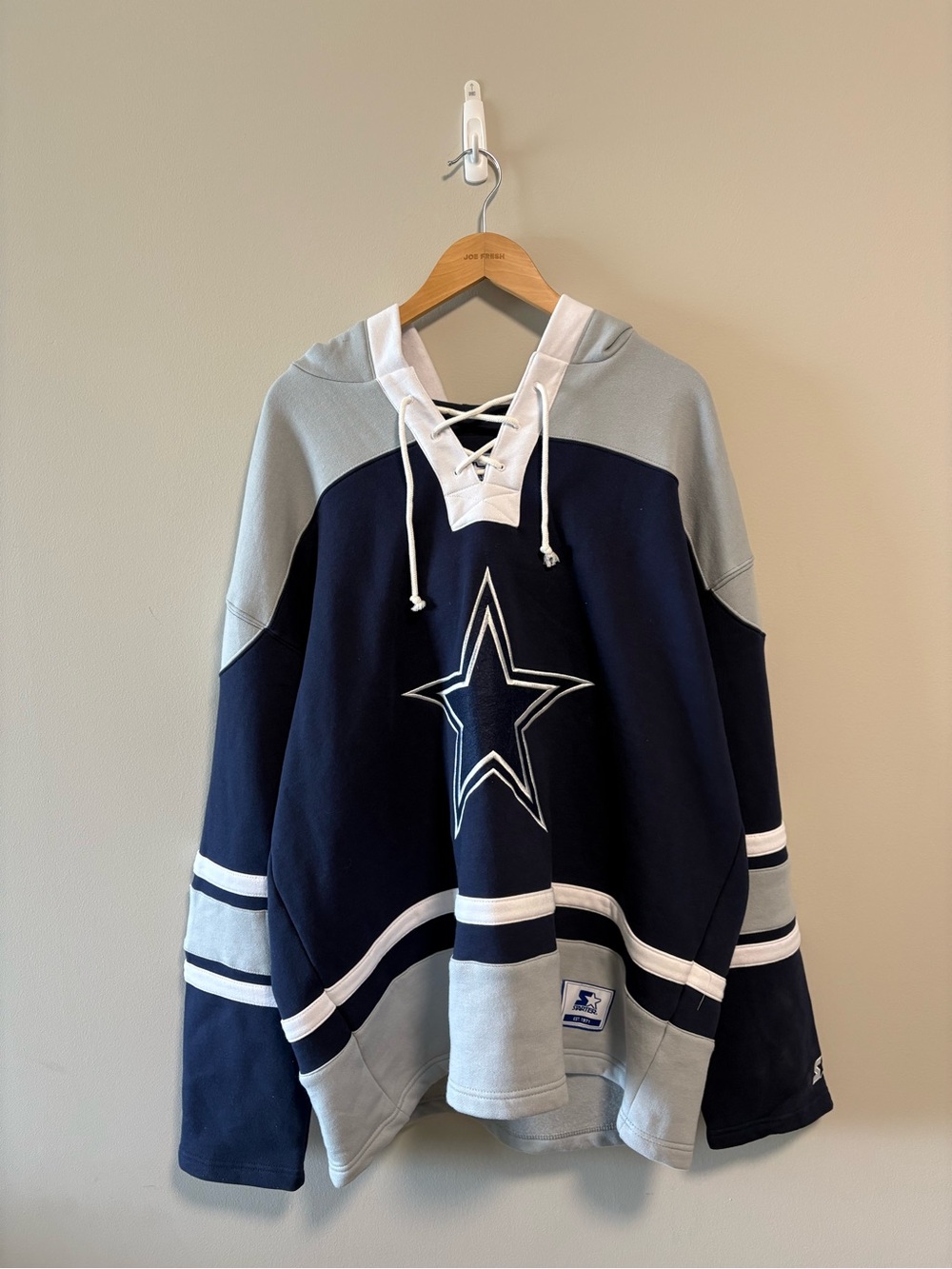 Starter Dallas Cowboys Men’s Hockey Style Hoodie XXL